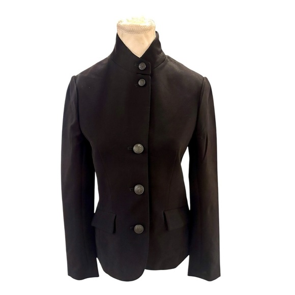 NEW RAG AND BONE Women’s Slade Wool Blazer, Button-Up Jacket, Black, Size 0 - Picture 1 of 15